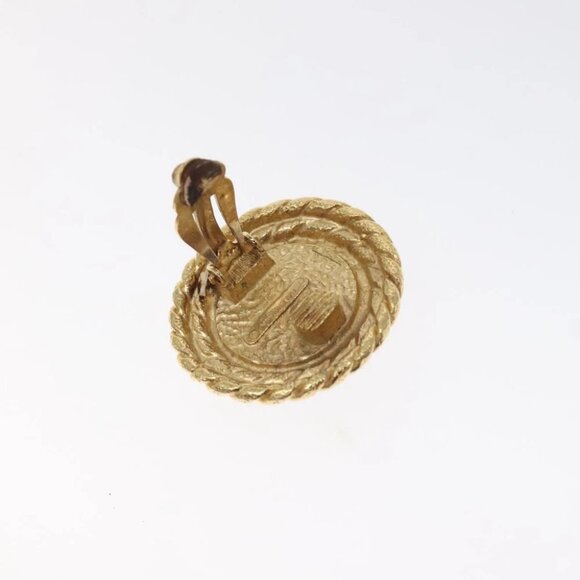 BALENCIAGA Earring Metal Gold Auth bs26822 - Picture 9 of 9